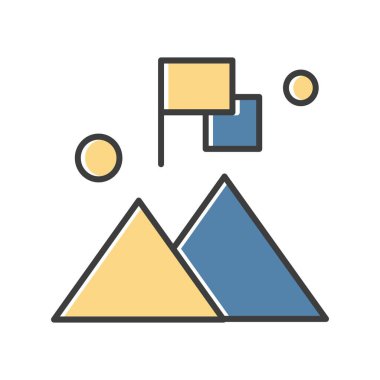 seo ve iş simgesinin vektör illüstrasyonu