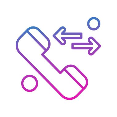 Tek satır ikonu desteği vektör illüstrasyonu