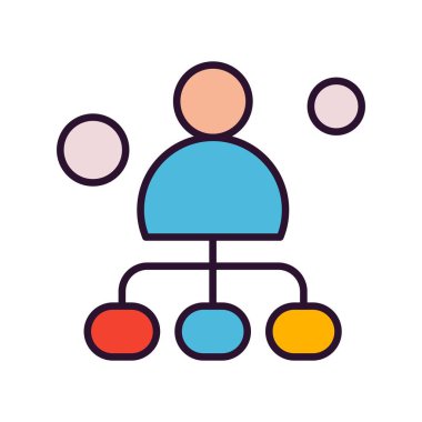 ağ simgesi, vektör illüstrasyonu