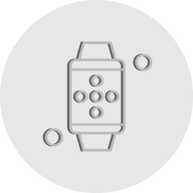 Akıllı saat simgesi. vektör illüstrasyonu