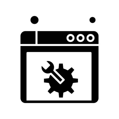 seo modern simgesinin vektör illüstrasyonu