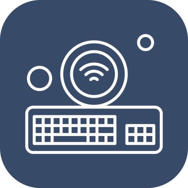 bilgisayar ve fare vektör simgesi