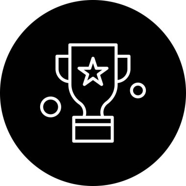 Modern futbol ikonunun vektör illüstrasyonu