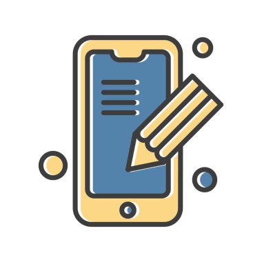 belge simgesi vektör illüstrasyonu