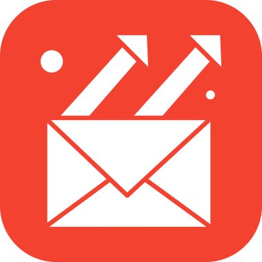 Zarfta bir harf var.