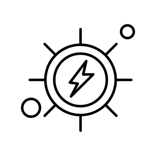 Energy Power Line Icon — Stock Vector