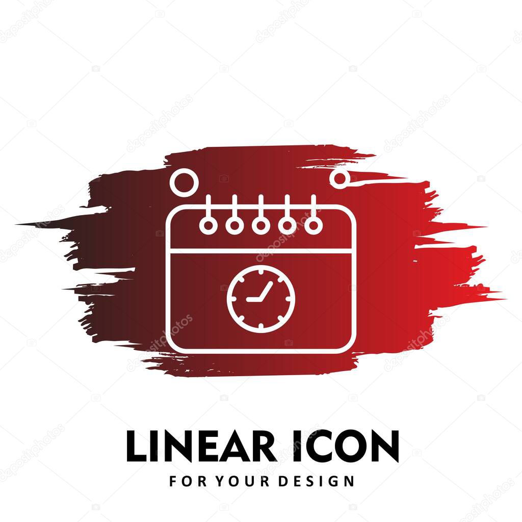 time management icon vector illustration
