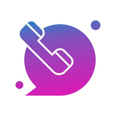 Modern b 'nin vektör illüstrasyonu simge telefonundan yoksun