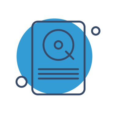 seo modern simgesinin vektör illüstrasyonu