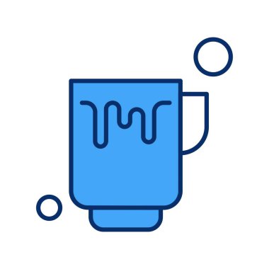 Modern b 'nin vektör illüstrasyonu simge gazından yoksun