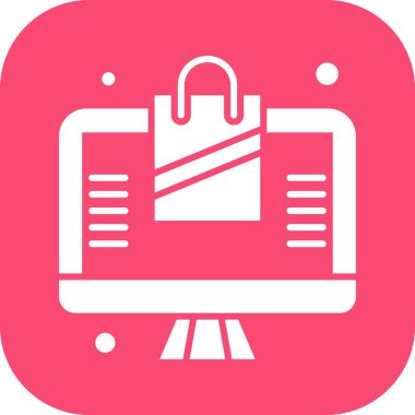 alışveriş poşeti vektör simgesi