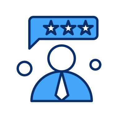 Vektör işadamı Ico