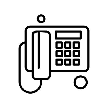 Vektör telefon simgesi illüstrasyonu  