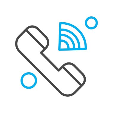 Vektör telefon simgesi illüstrasyonu  