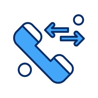 Vektör telefon simgesi illüstrasyonu  