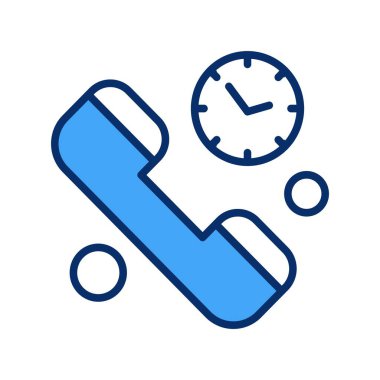 Vektör telefon simgesi illüstrasyonu  