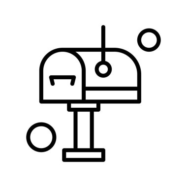 Vektör posta kutusu simgesi