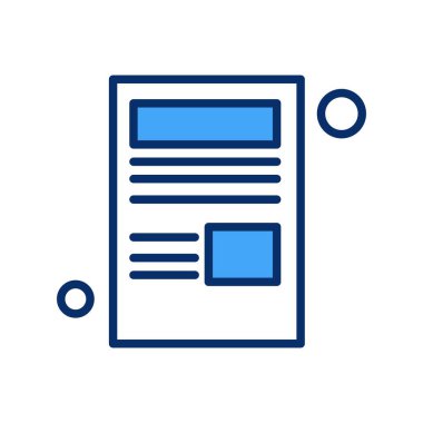 Vektör haber gazetesi Ico