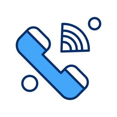 Vektör telefon simgesi illüstrasyonu  