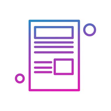 Vektör haber gazetesi Ico