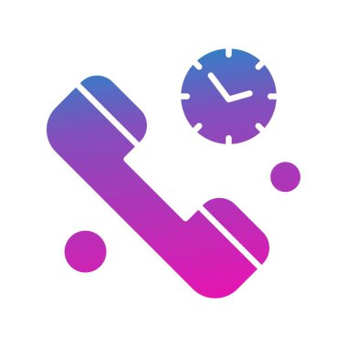 Vektör telefon simgesi illüstrasyonu  