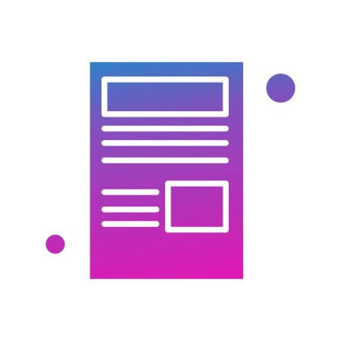 Vektör haber gazetesi Ico