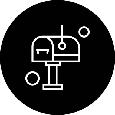 Vektör posta kutusu simgesi