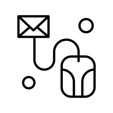 Vektör fare ağı simgesi 