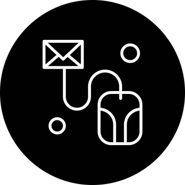 Vektör fare ağı simgesi 