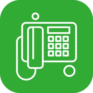 Vektör telefon simgesi illüstrasyonu  