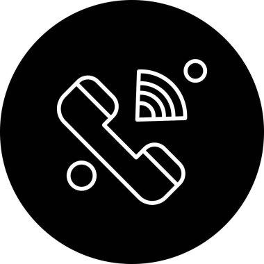 Vektör telefon simgesi illüstrasyonu  