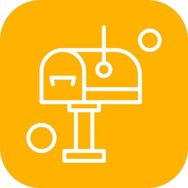 Vektör posta kutusu simgesi