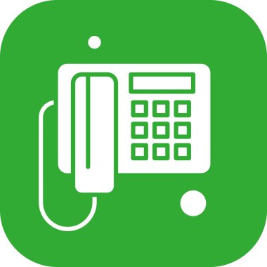 Vektör telefon simgesi illüstrasyonu  