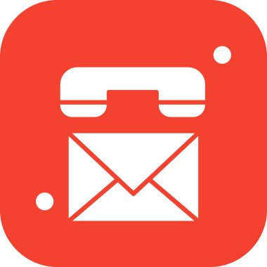 Vektör telefon simgesi illüstrasyonu  