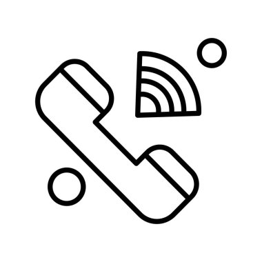 Vektör telefon simgesi illüstrasyonu  