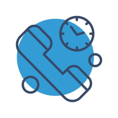 Vektör telefon simgesi illüstrasyonu  