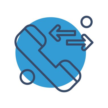 Vektör telefon simgesi illüstrasyonu  