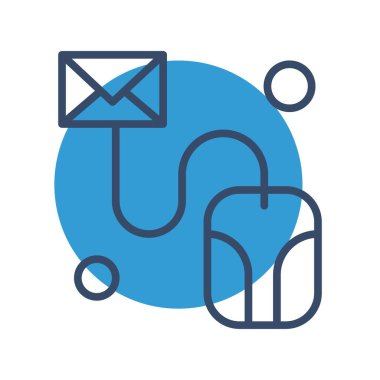 Vektör fare ağı simgesi 