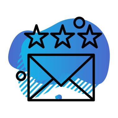  Vektör e- posta ağı Simgesi 