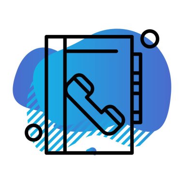 Vektör kişi defteri Ico