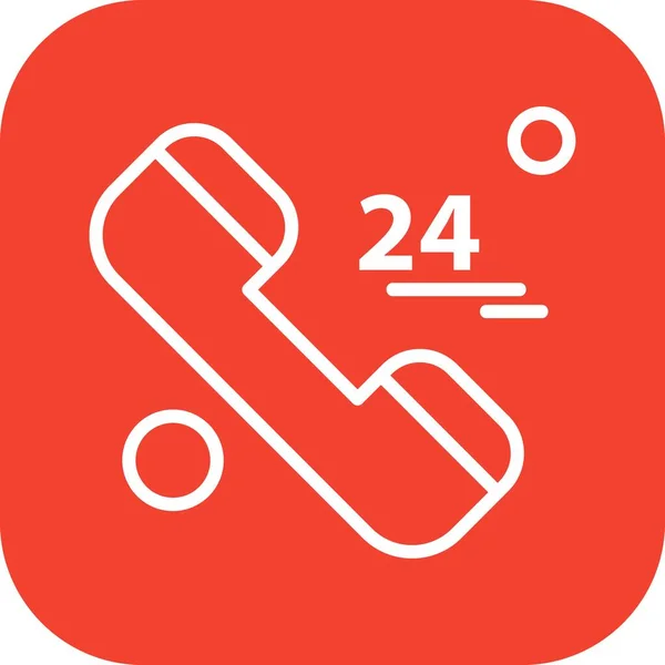 Vector Uur Alarm Pictogram — Stockvector