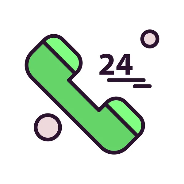 Vector Uur Alarm Pictogram — Stockvector