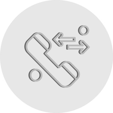 Vektör telefon simgesi illüstrasyonu  