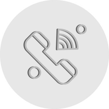 Vektör telefonu Ico, vektör illüstrasyonu