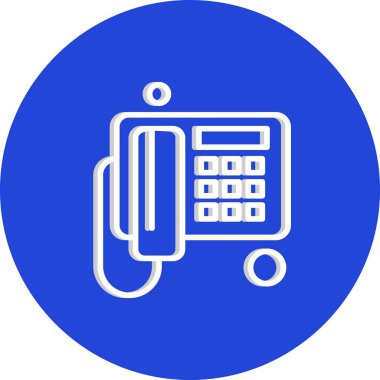 Vektör telefonu Ico, vektör illüstrasyonu