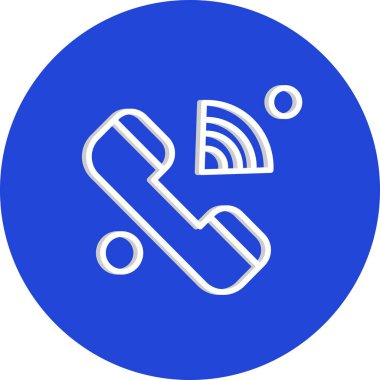 Vektör telefonu Ico, vektör illüstrasyonu