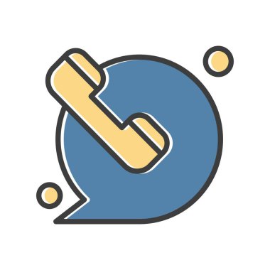 Vektör telefonu Ico, vektör illüstrasyonu