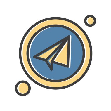 Vektör gönder Ico, vektör illüstrasyonu