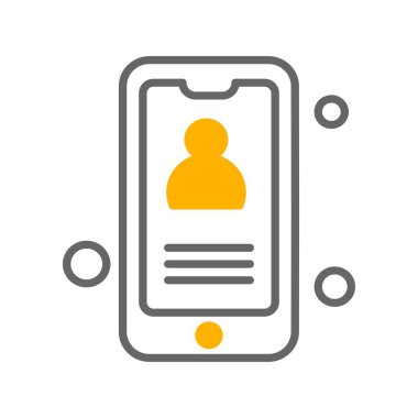 Vektör mobil ağ simgesi