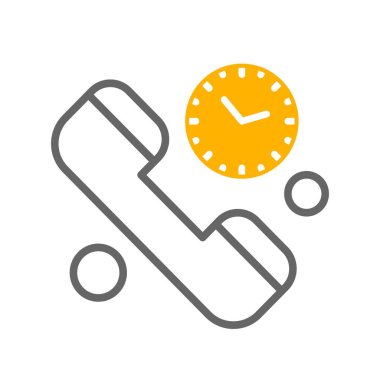 Vektör telefonu Ico, vektör illüstrasyonu